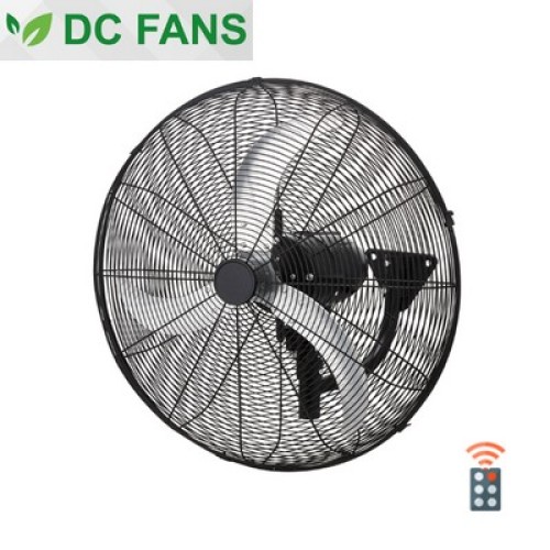 WALL FAN  FW65-DC20AR 65cm ΒΙΟΜΗΧΑΝΙΚΟΣSMART DC 110W BLACK R/C